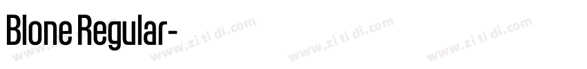 Blone Regular字体转换 Blone Regular字体转换